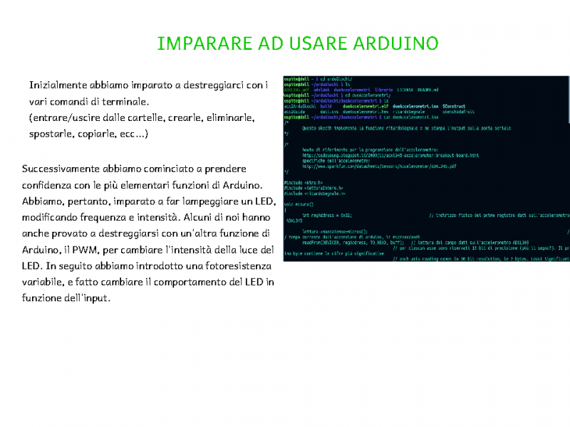  imparare ad usare arduino 1